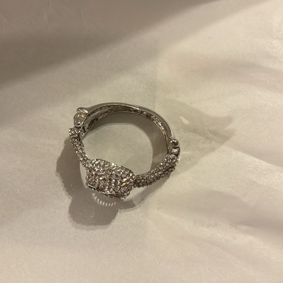 BRACELET SKULL RHINESTONES CLAMPER HALLOWEEN - Picture 10 of 11